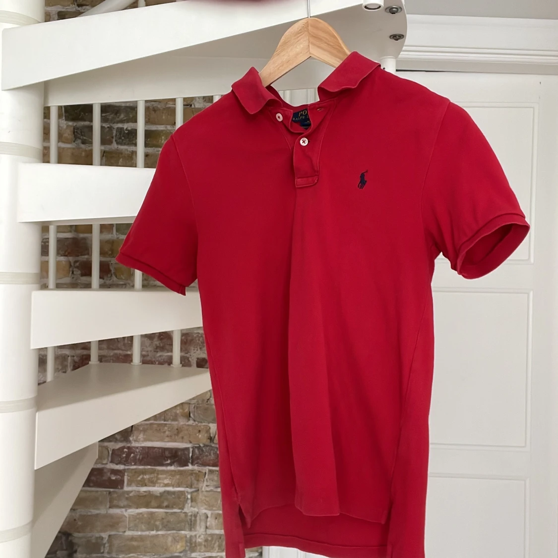 Röd pikétröja från Polo Ralph Lauren