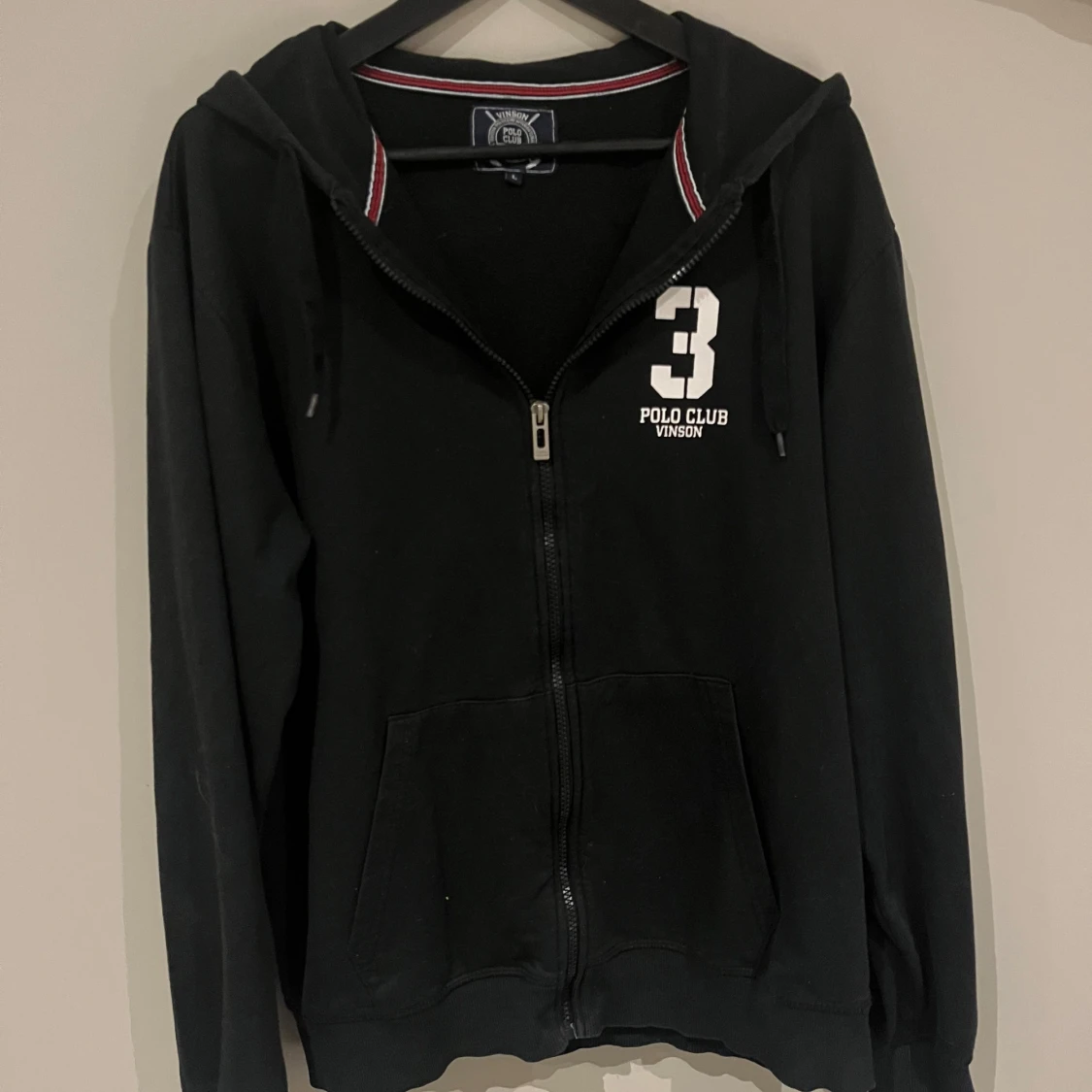 Vinson Polo Club Svart hoodie