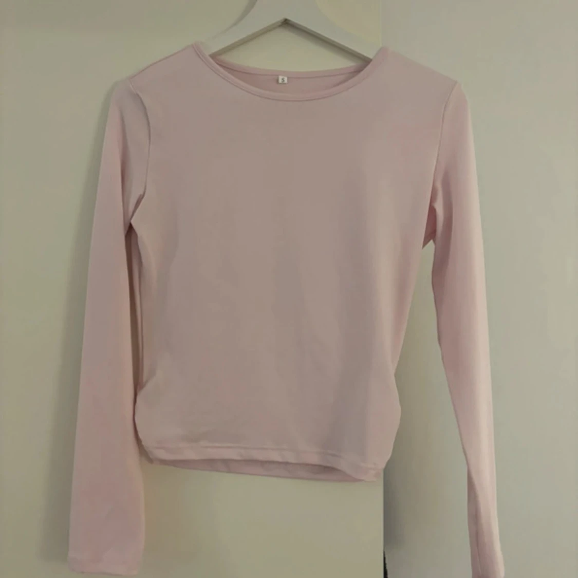 Ljusrosa långärmad topp - 1