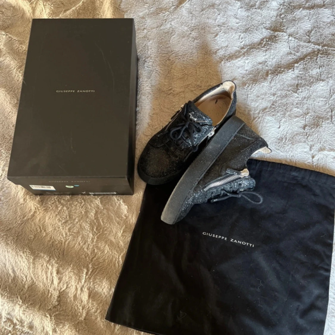 Svarta glittriga sneakers Giuseppe Zanotti - 2