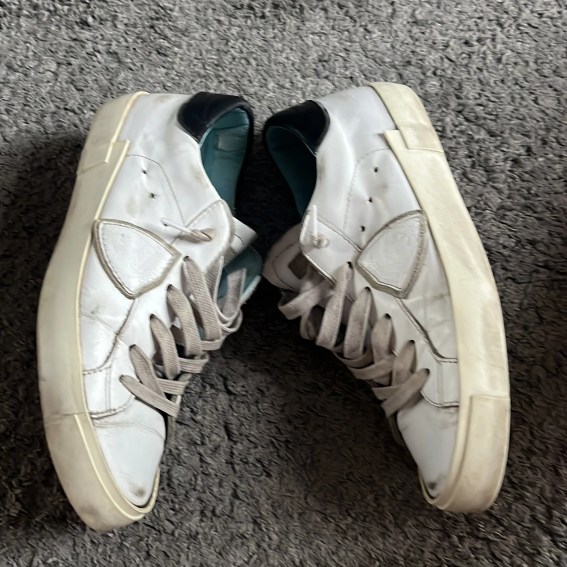 Vita Philippe Model sneakers i skinn - 1