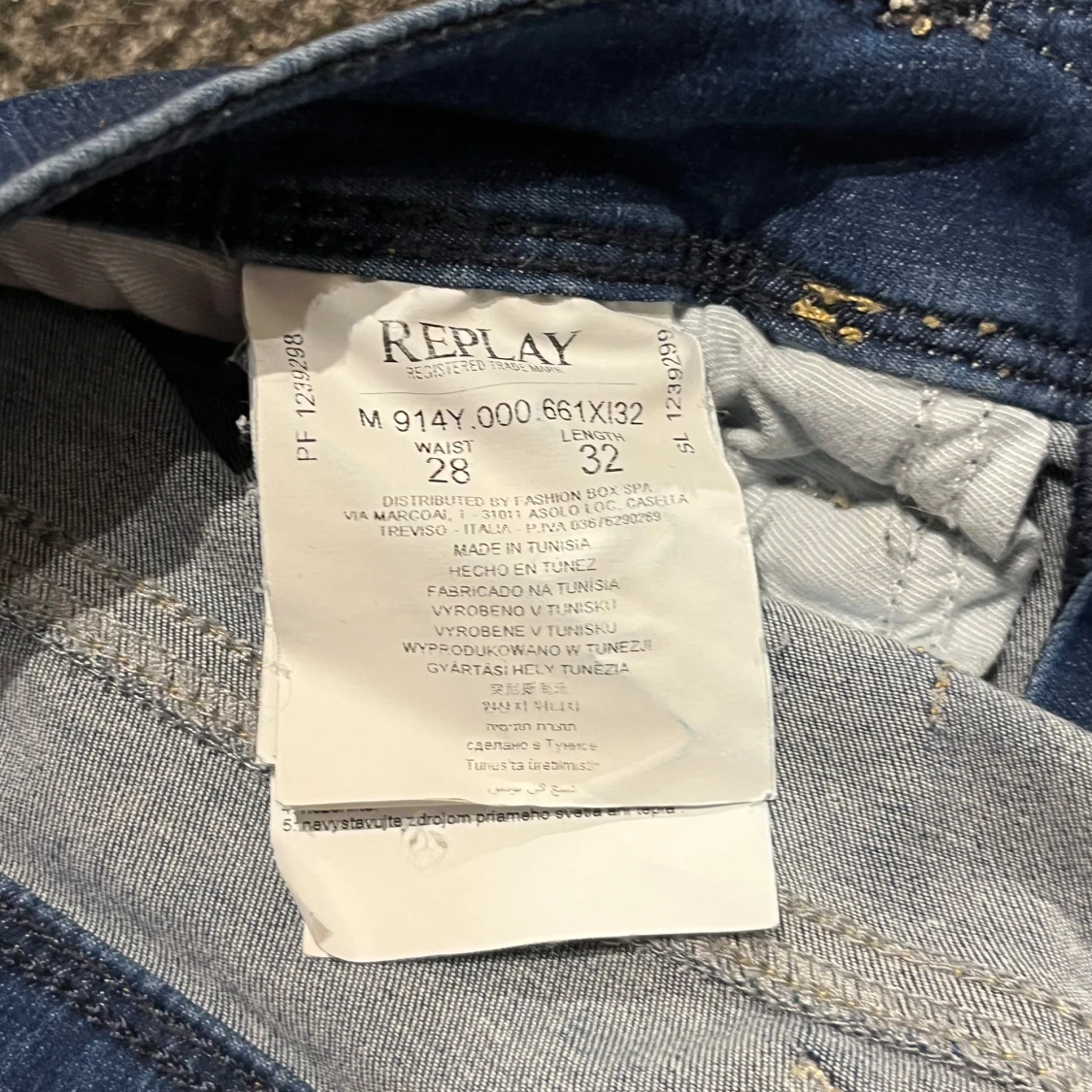 Blå Replay jeans - 2