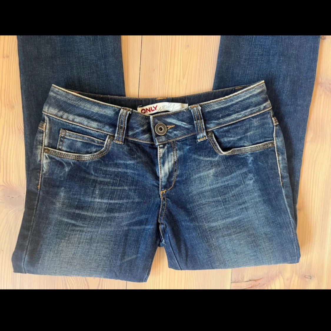 Blå bootcut jeans från ONLY - 1