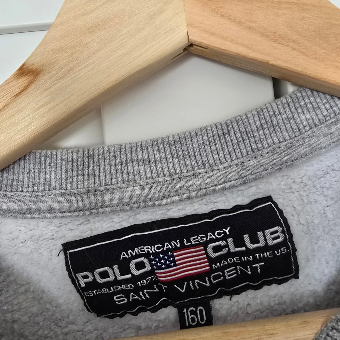 Grå sweatshirt från Polo Club Saint Vincent - 1