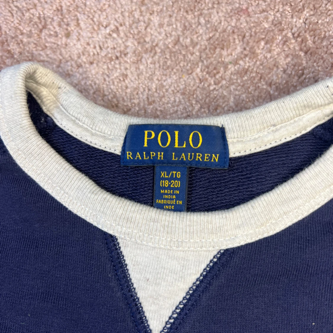 Marinblå sweatshirt från Polo Ralph Lauren - 1