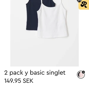 Två pack linne från Gina - Säljer för de var för små nu och använt fåtal gånger 90kr+frakt
