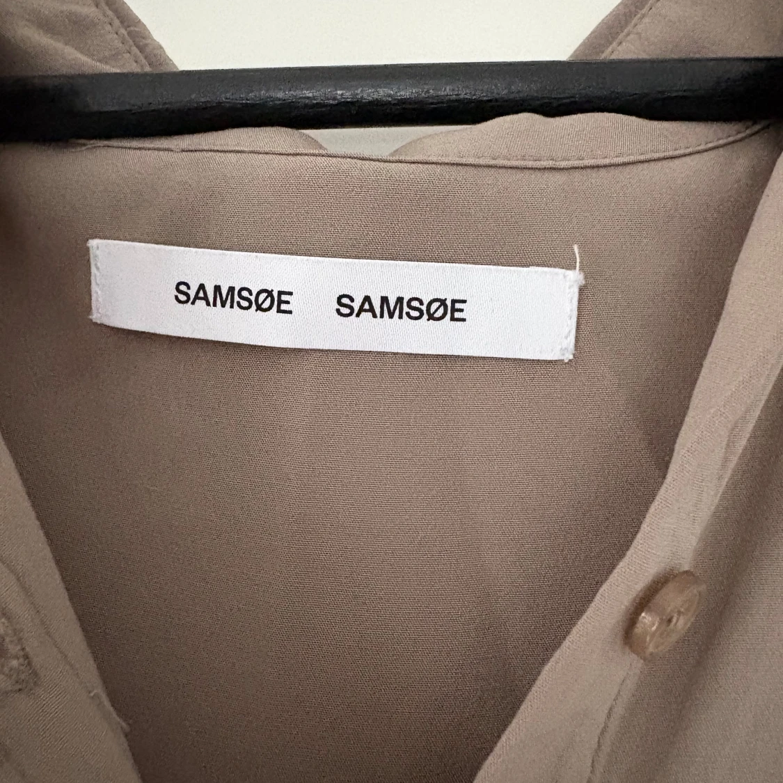 Brun kortärmad skjorta från Samsøe Samsøe - 1