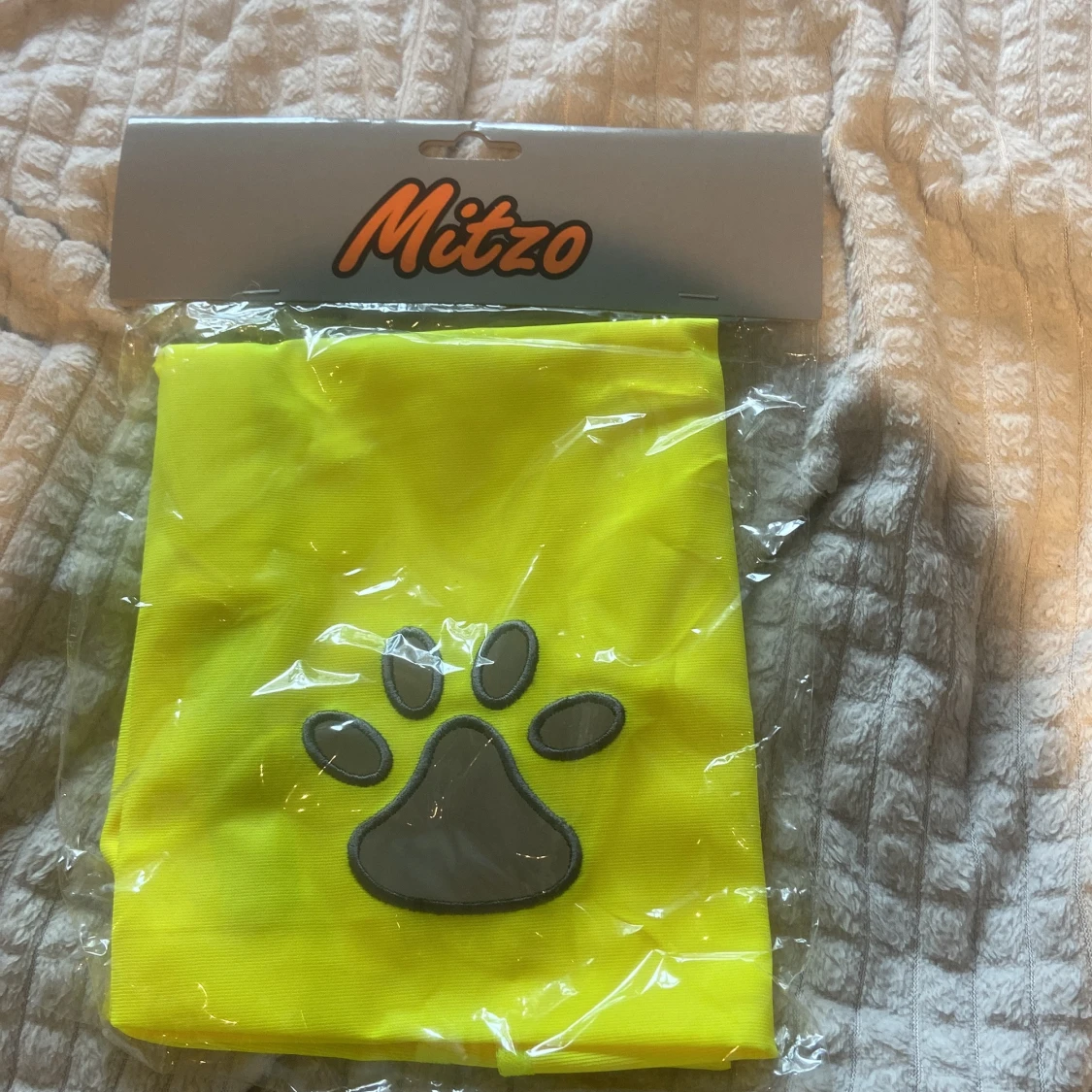 Reflexväst för hund neongul 60 cm från Mitzo