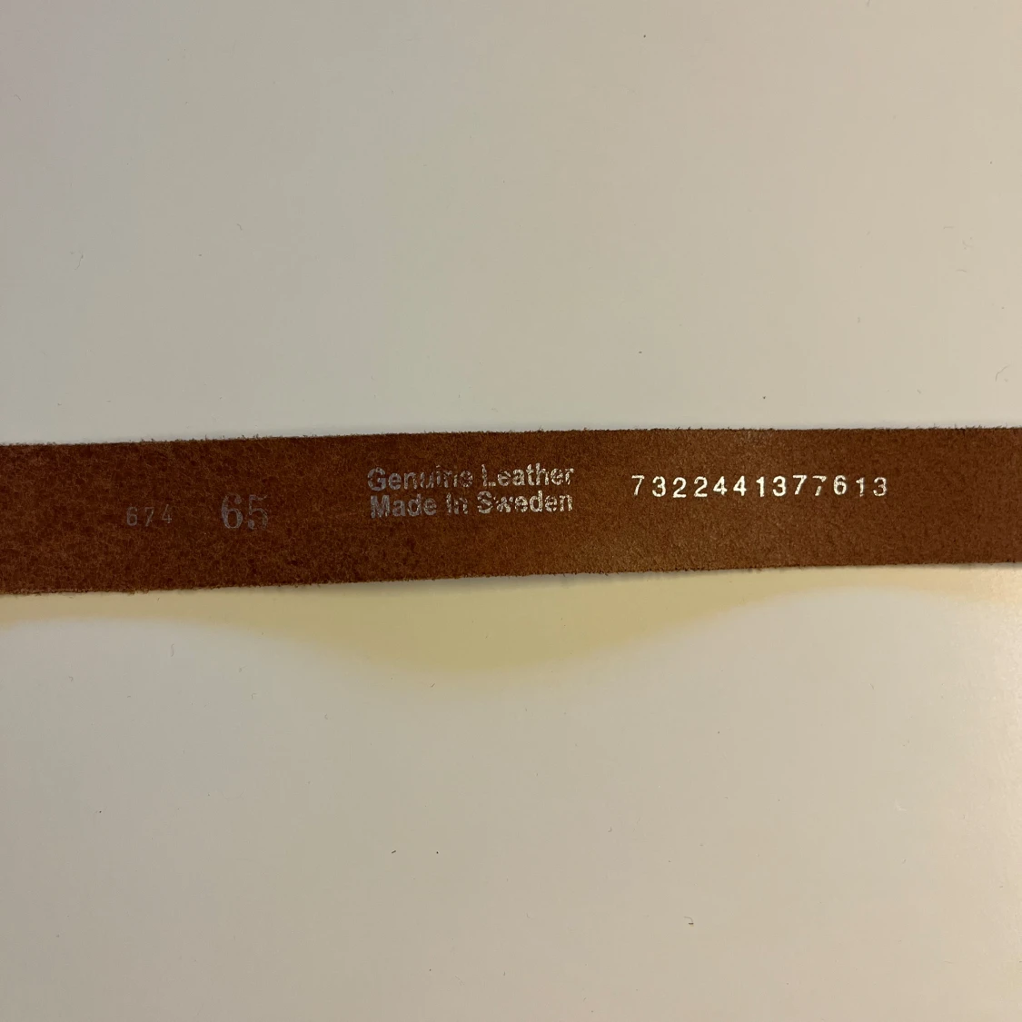 Leopardmönstrat bälte i skinn - 2