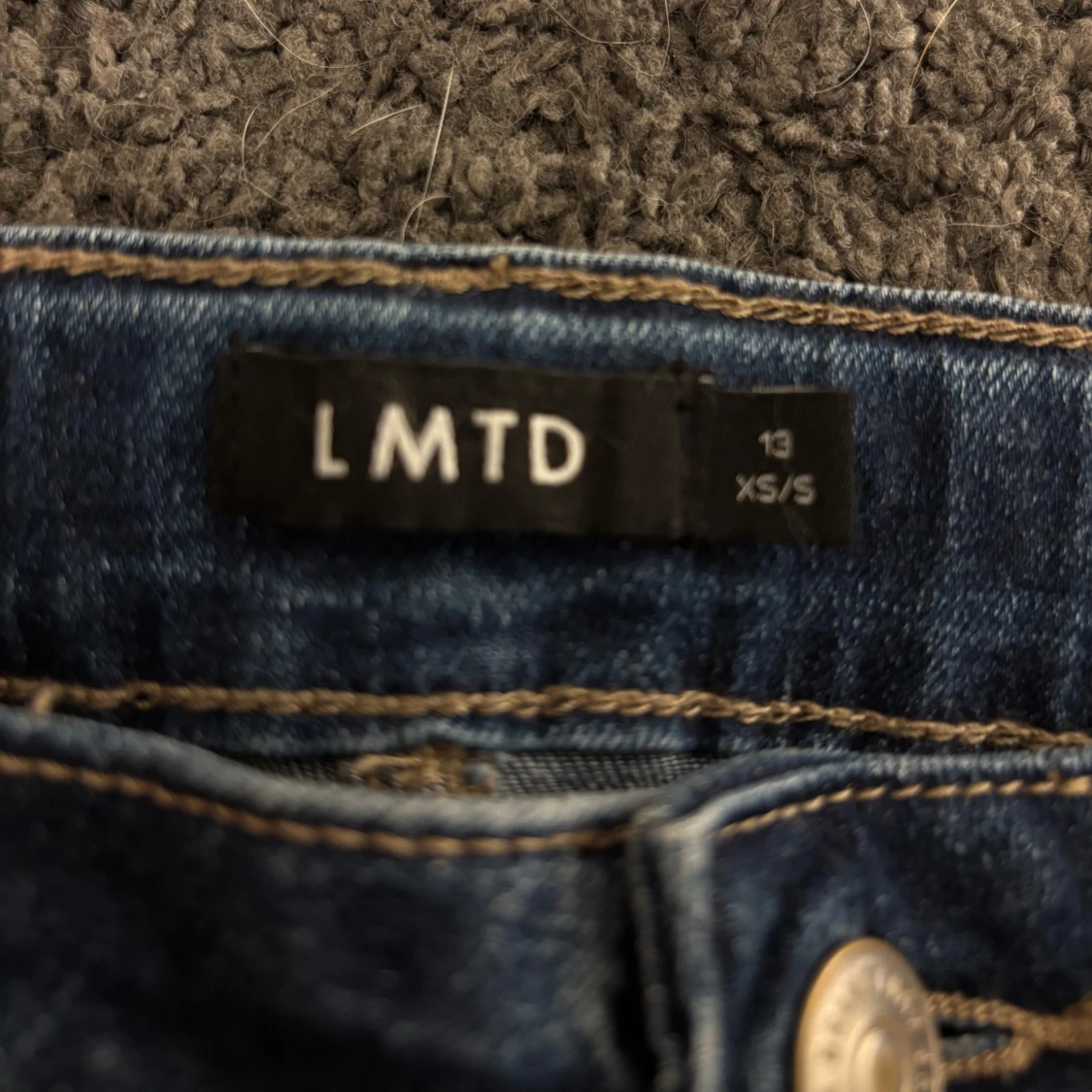 Blå bootcut jeans från LMTD - 2