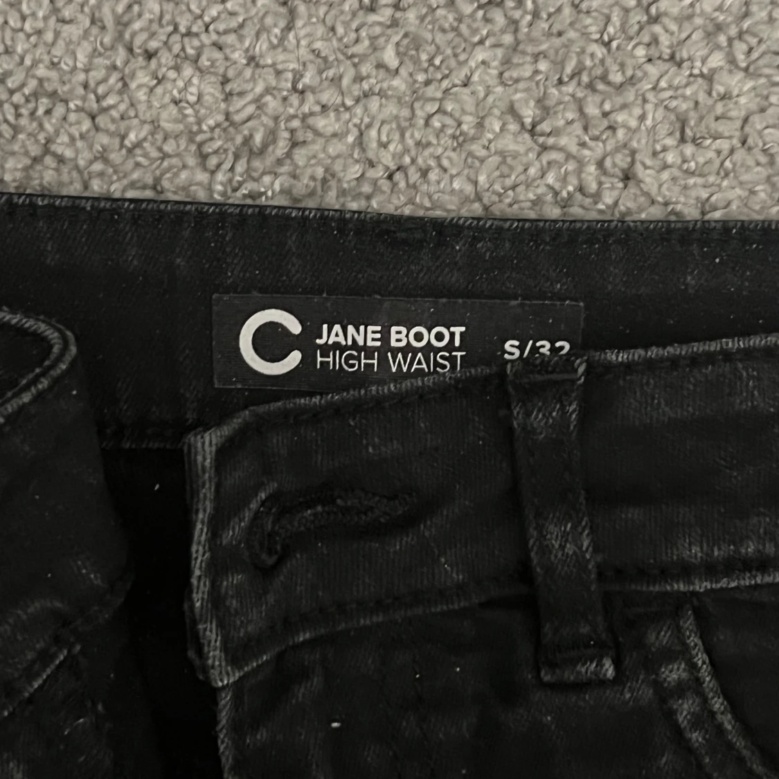 Svarta bootcut jeansbyxor från Cubus Jane Boot - 1