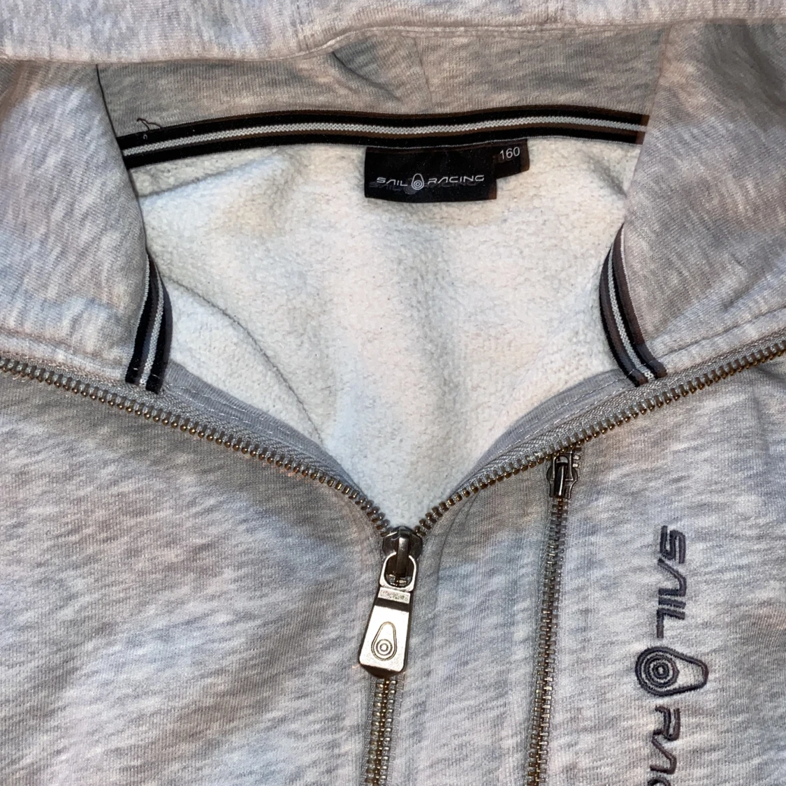 Grå bowman zip hoodie, Sail Racing - 2