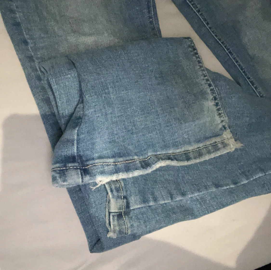 Blå bootcut jeans - 3