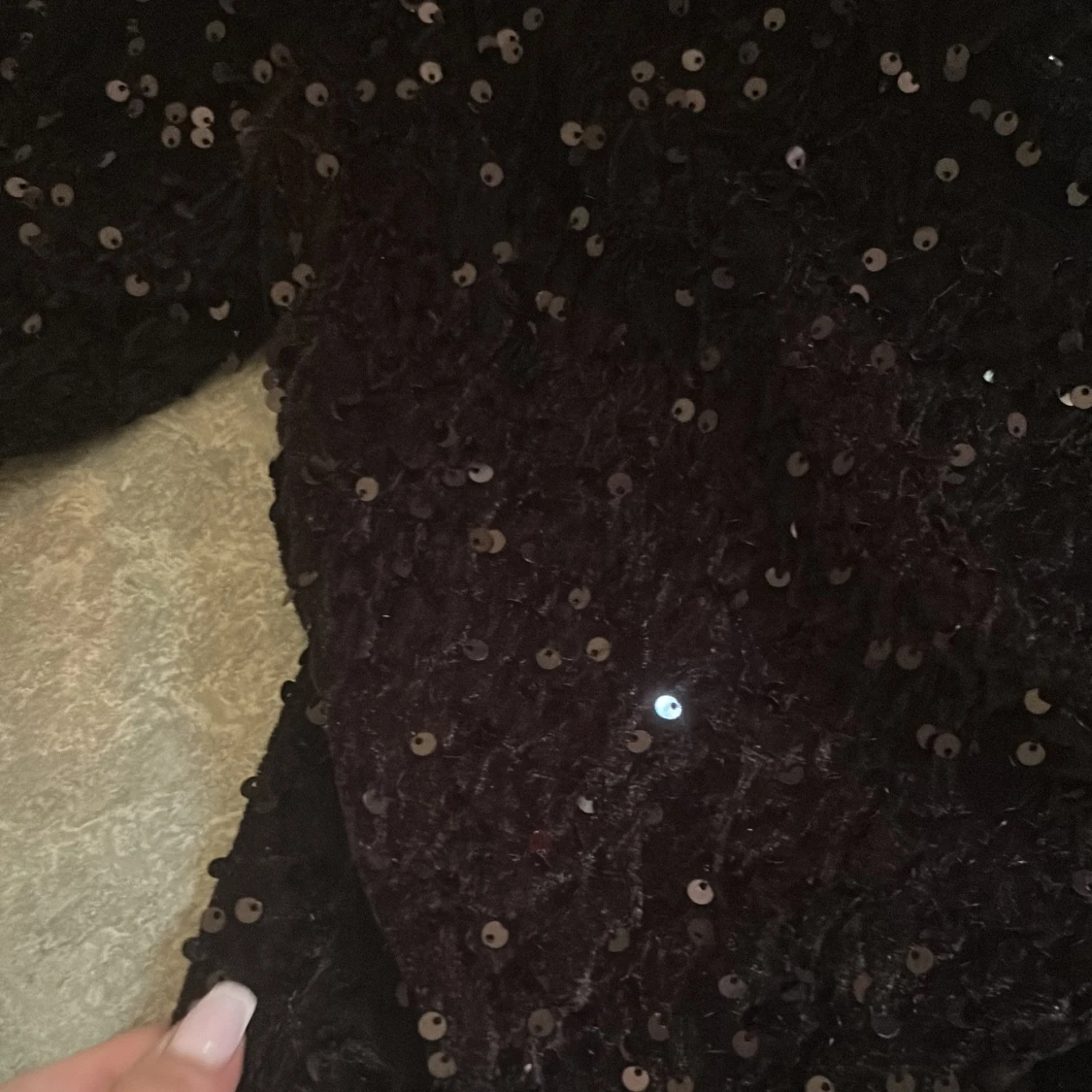 Svart paljettopp från Rut&Circle XS - 3