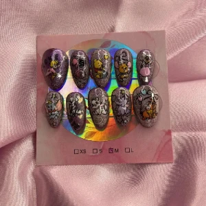 Cartoon(M);Short Almond;Curved - M: 16 mm, 12 mm, 12,5 mm, 11,5 mm, 10 mm 