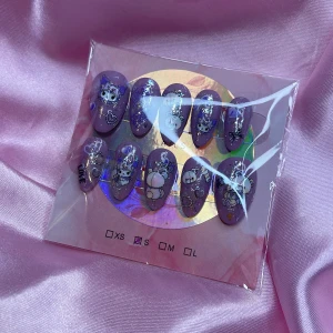 Kuromi(S);Short Almond;Curved - S: 15 mm, 11,5 mm, 12 mm, 11 mm, 9 mm 