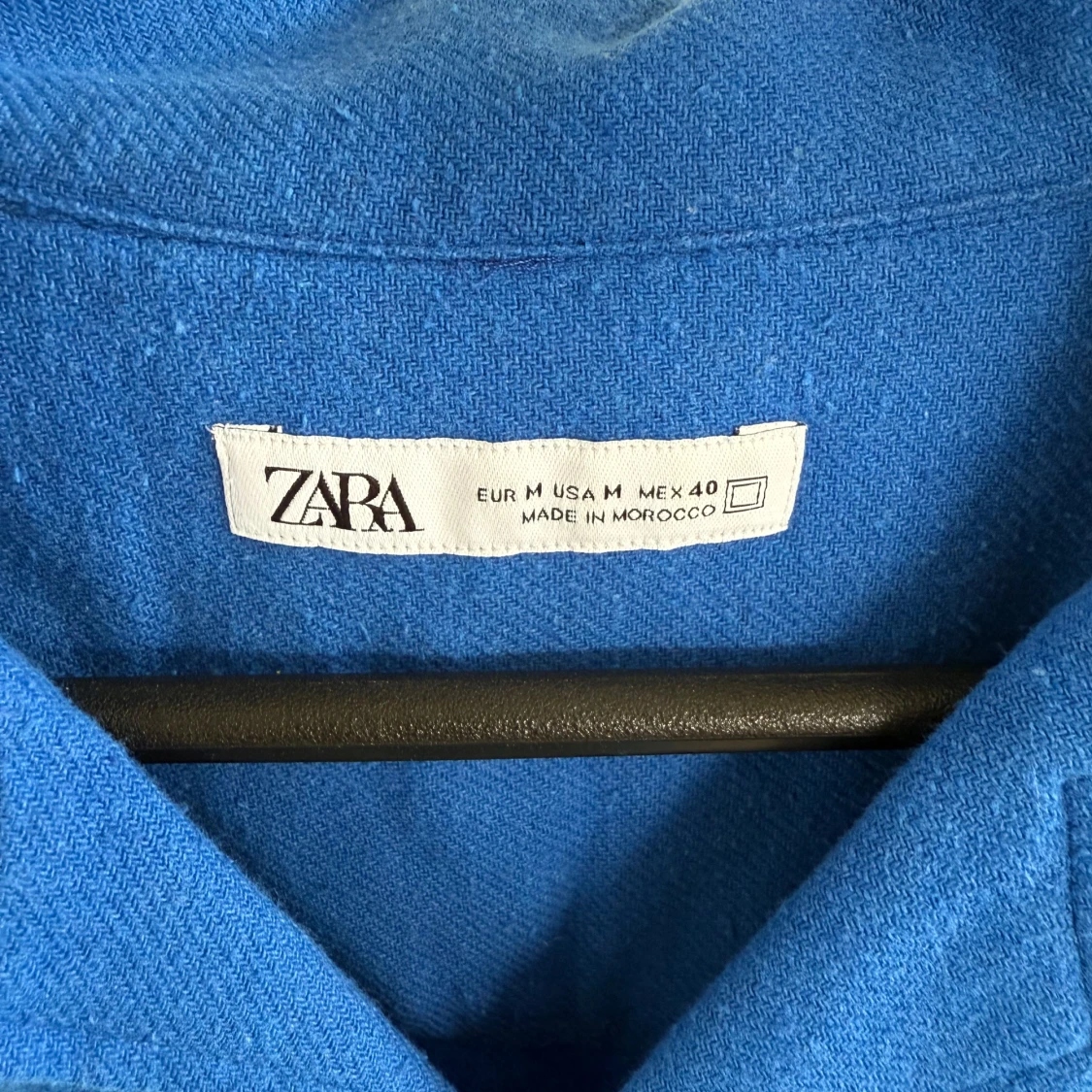 Blå kortärmad skjorta från Zara - 2