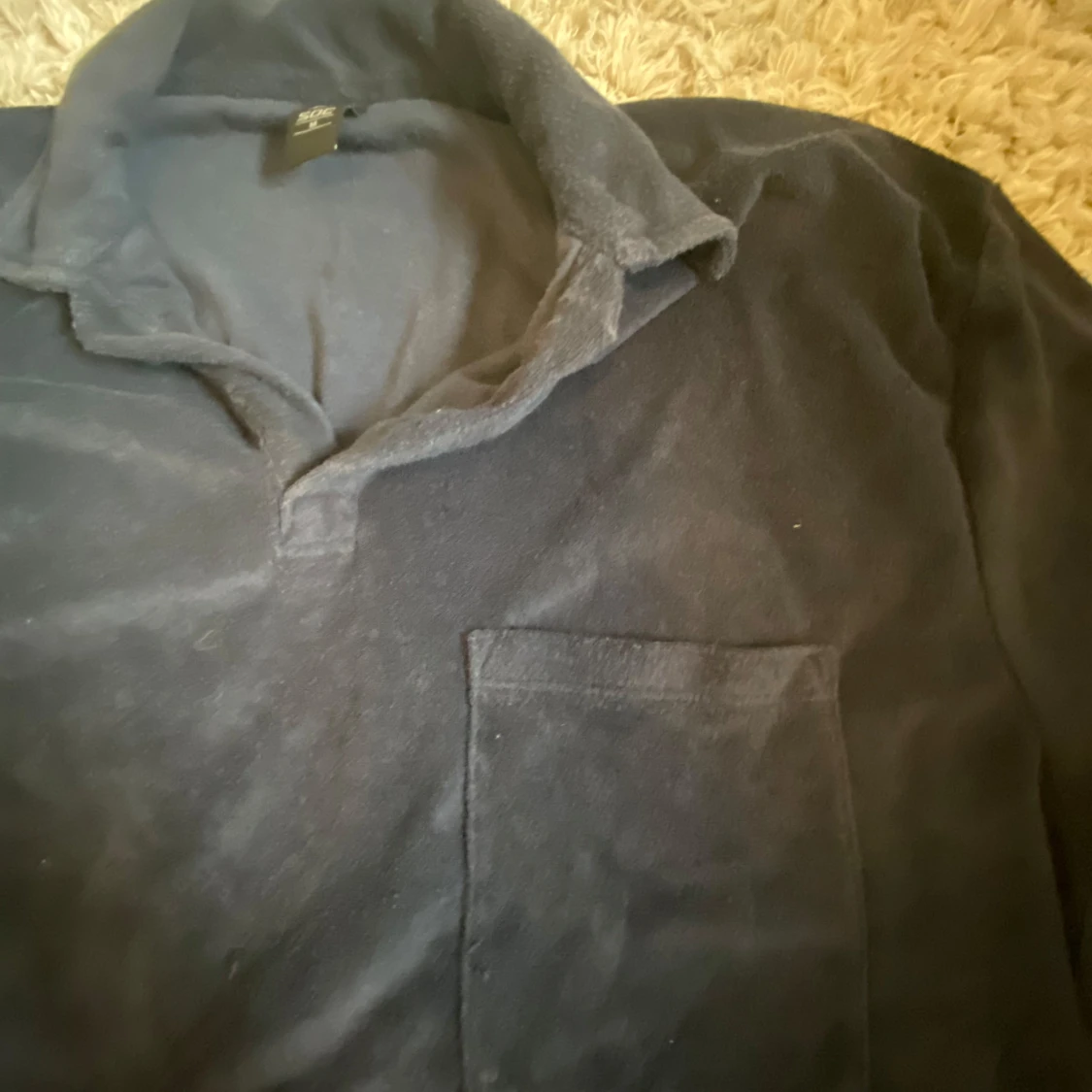 Svart pikétröja från SOC i bomull - 2