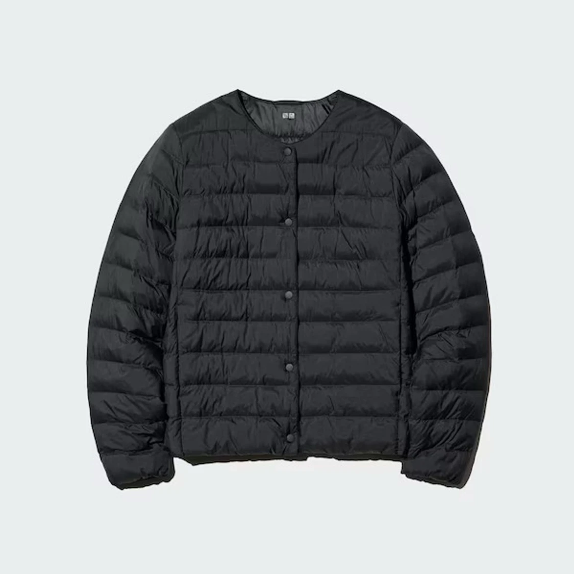 Svart dunjacka från Uniqlo