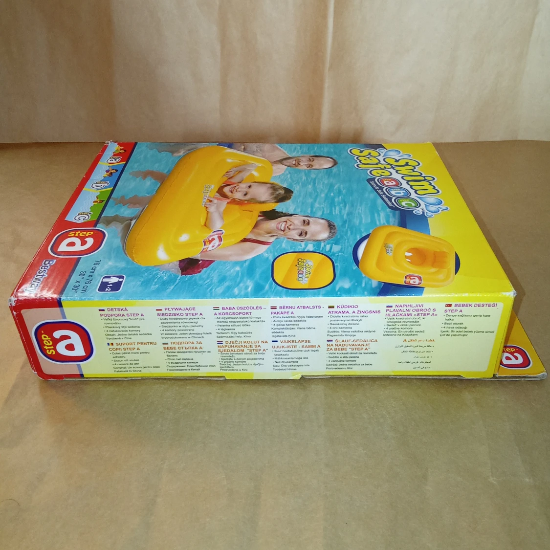 Gul Swim Safe badring för barn - 3