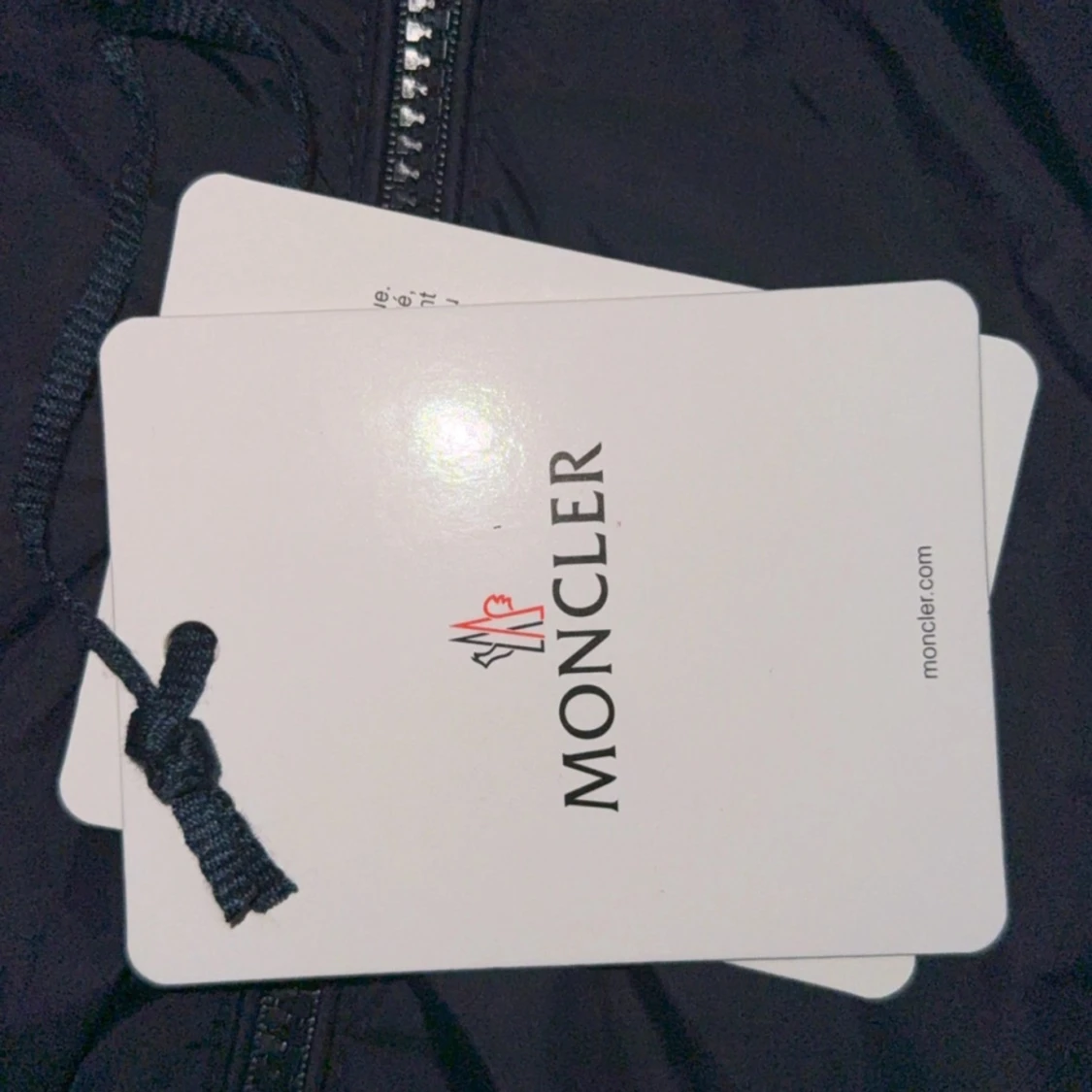 Marinblå vindjacka från Moncler - 1