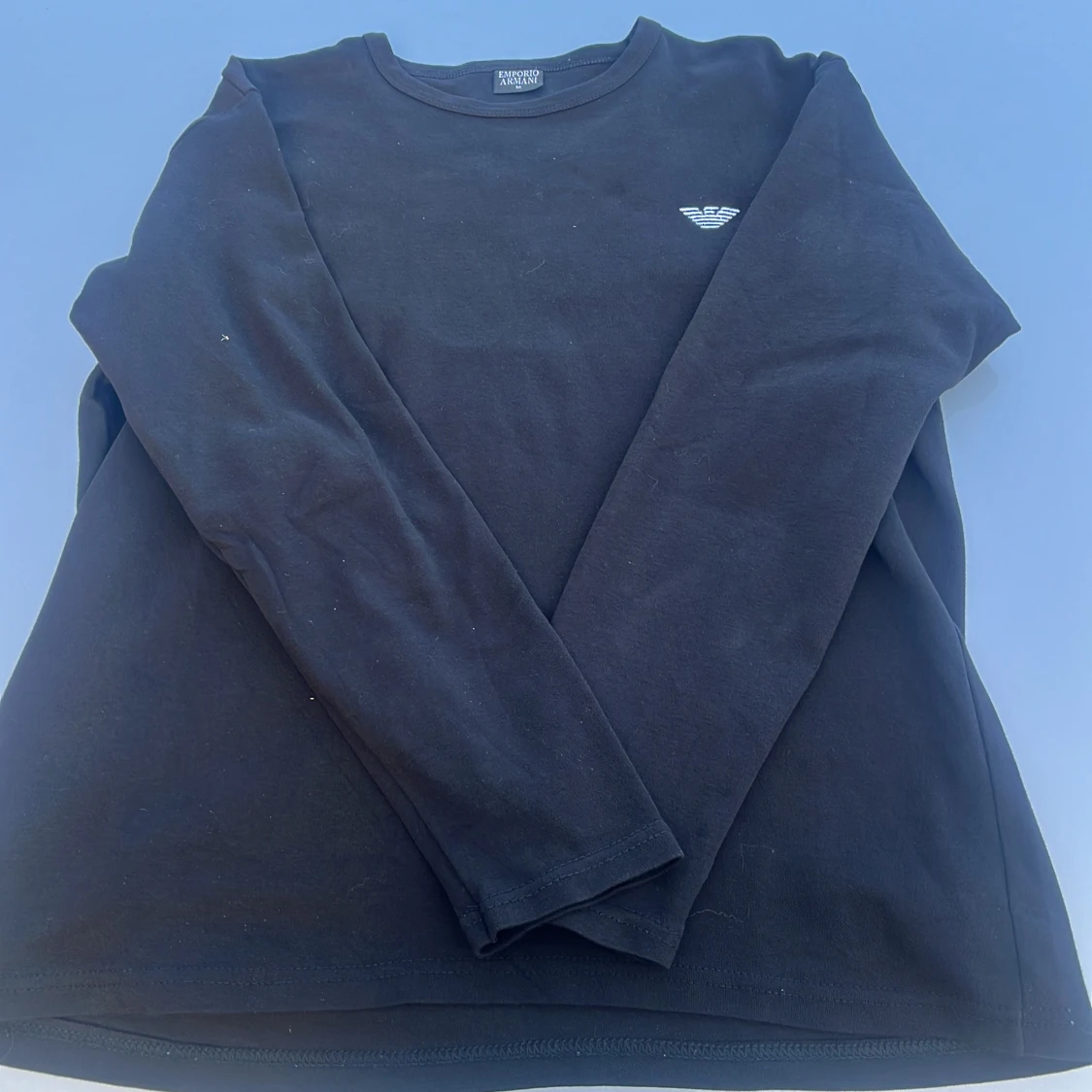 Svart långärmad tröja Emporio Armani - 1