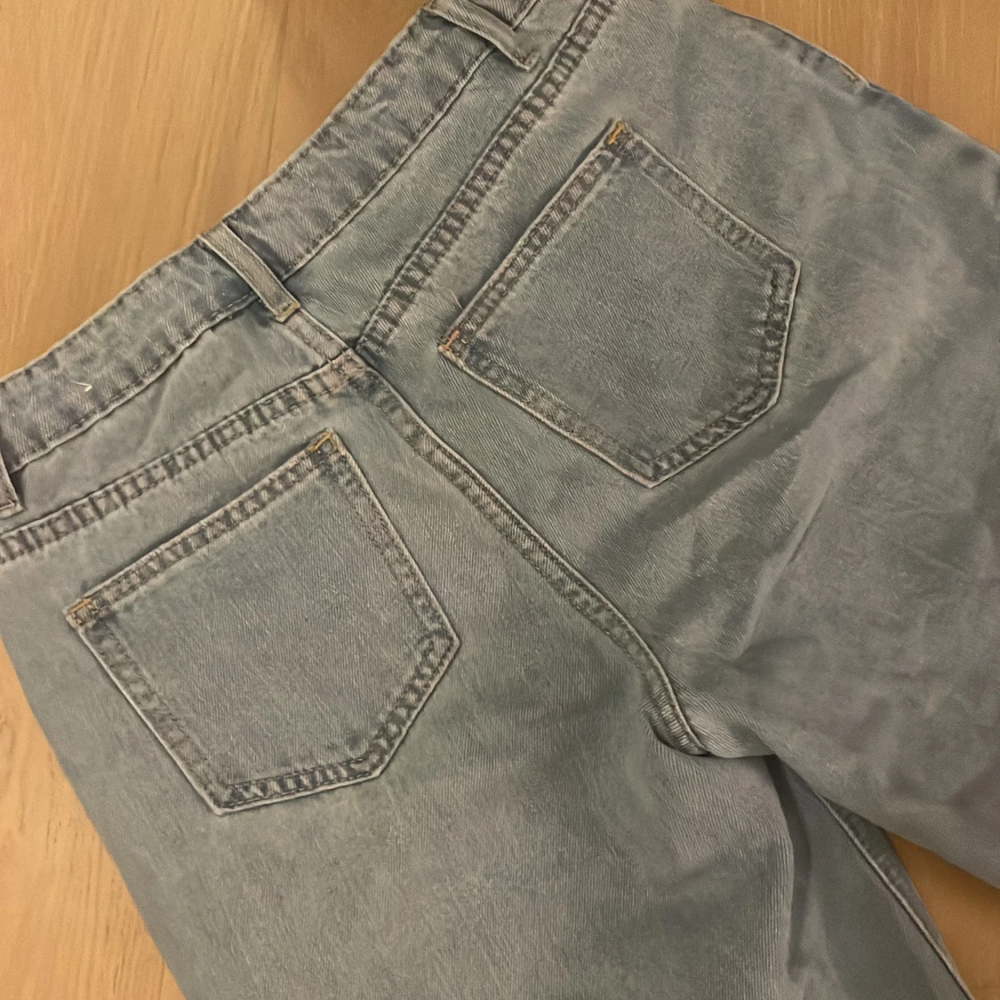 Ljusblå straight jeans  - 4