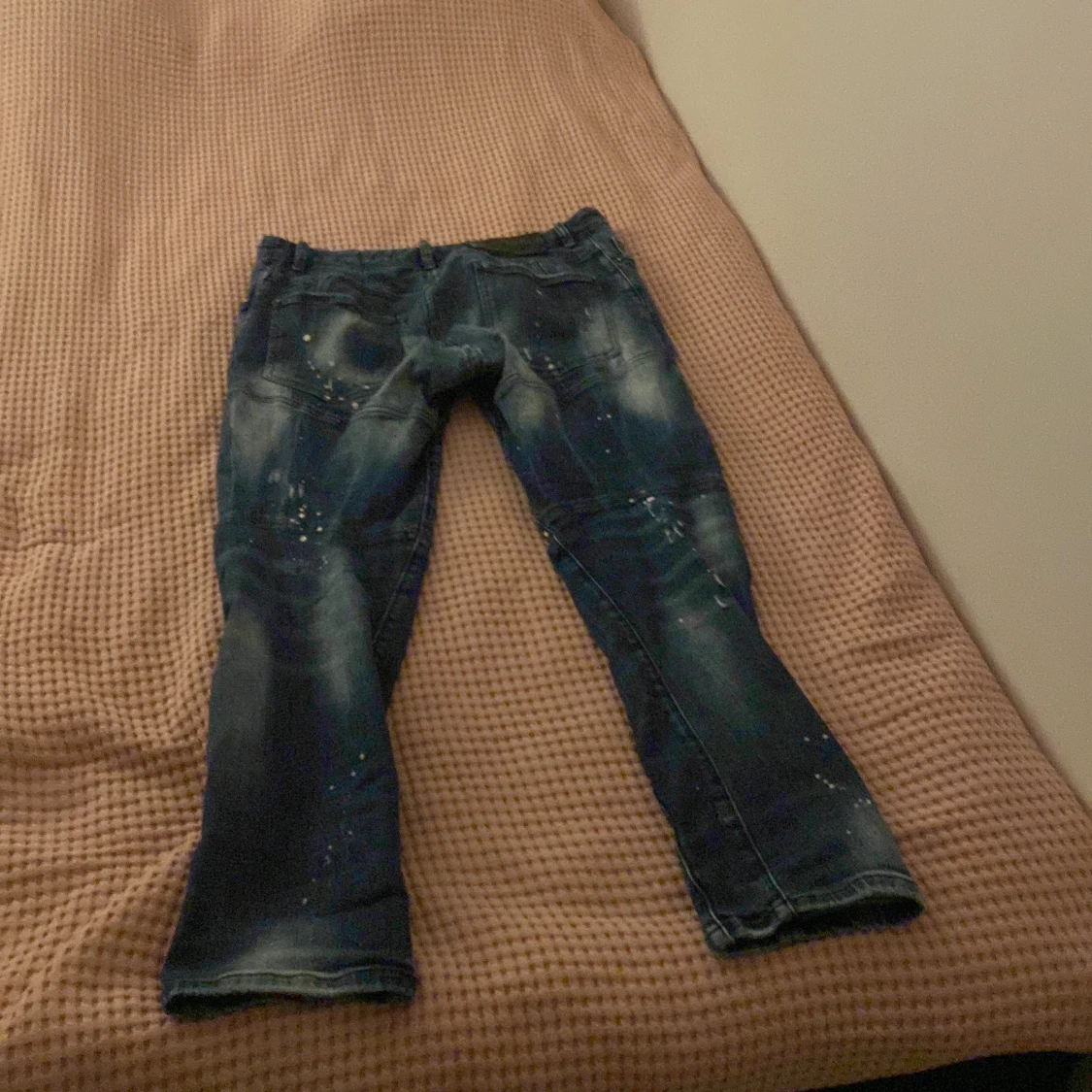 Dsquared2 blå skinny jeans med slitningar - 3