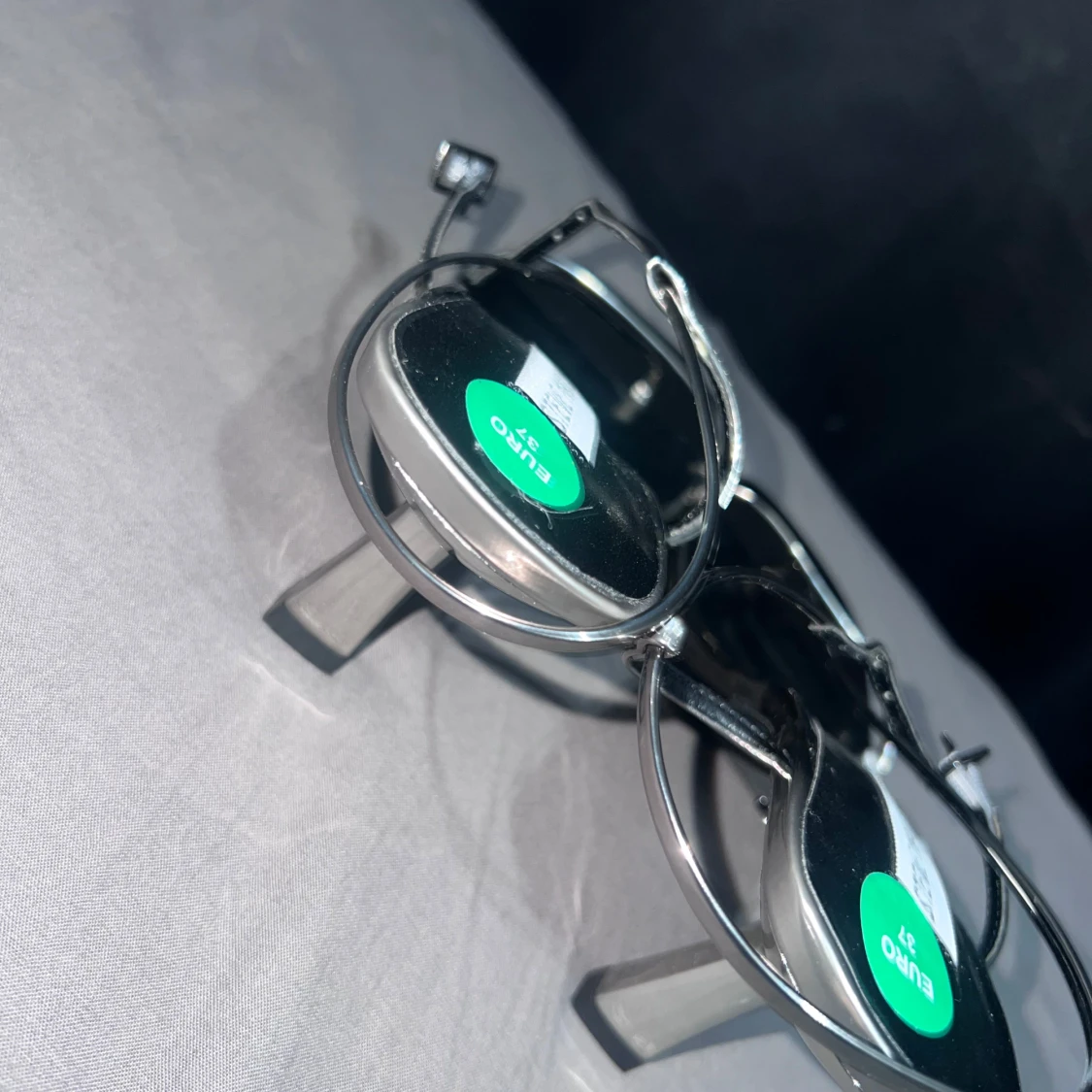 Steve Madden metallic black klackar – stl 37, helt nya! - 2