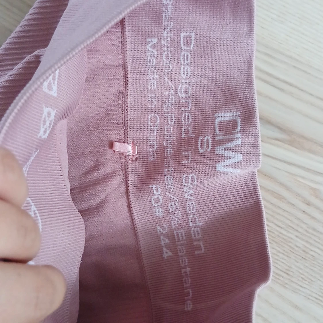 Rosa ribbade leggings från ICANIWILL - 2