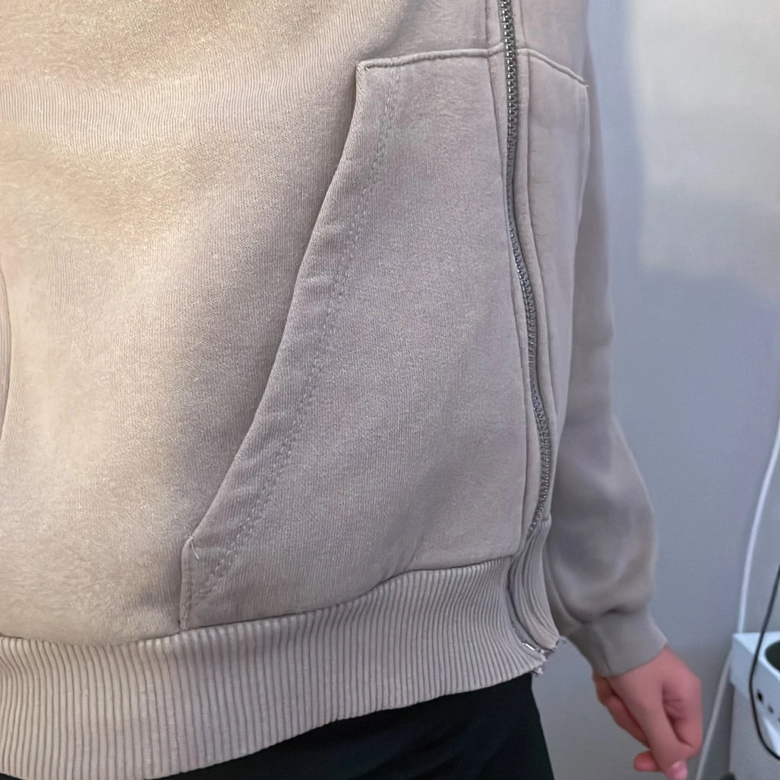 Beige hoodiejacka från 157, XS - 2