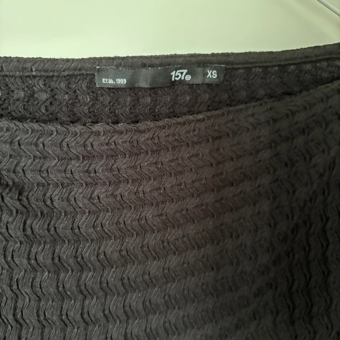 Svart långärmad topp från 157 - 3