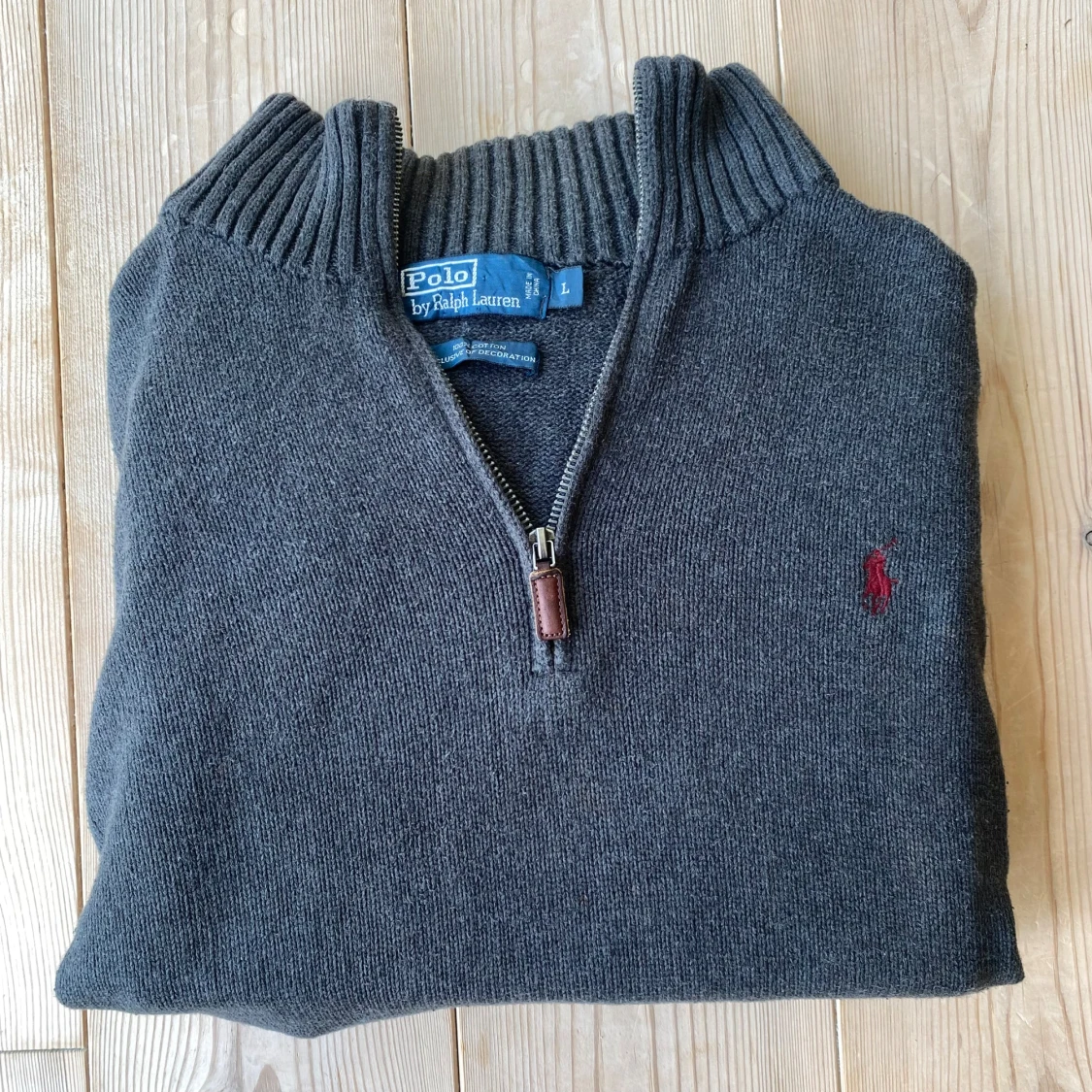 Mörkgrå half zip tröja Polo Ralph Lauren - 3