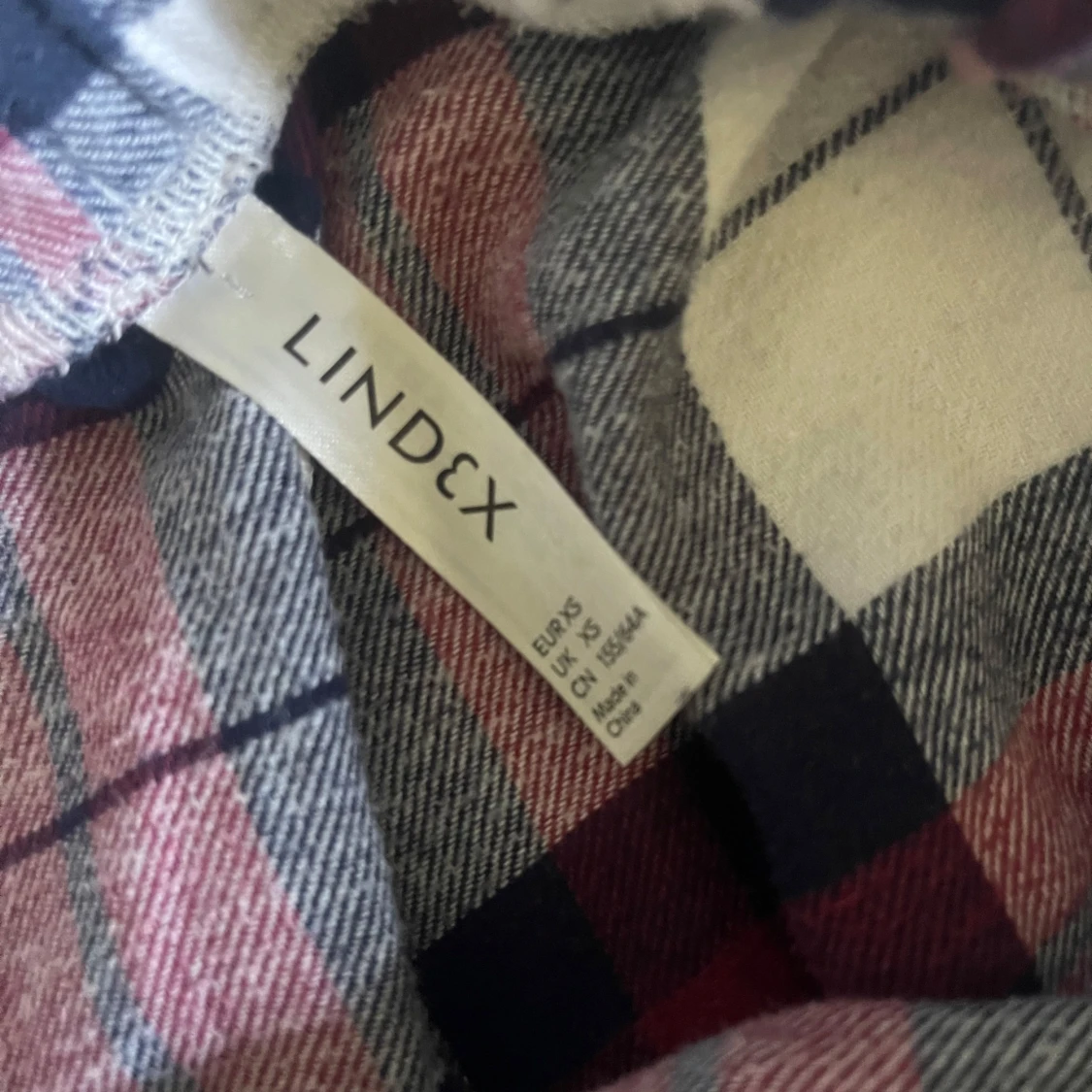 Rutiga mjukisbyxor från Lindex XS - 2