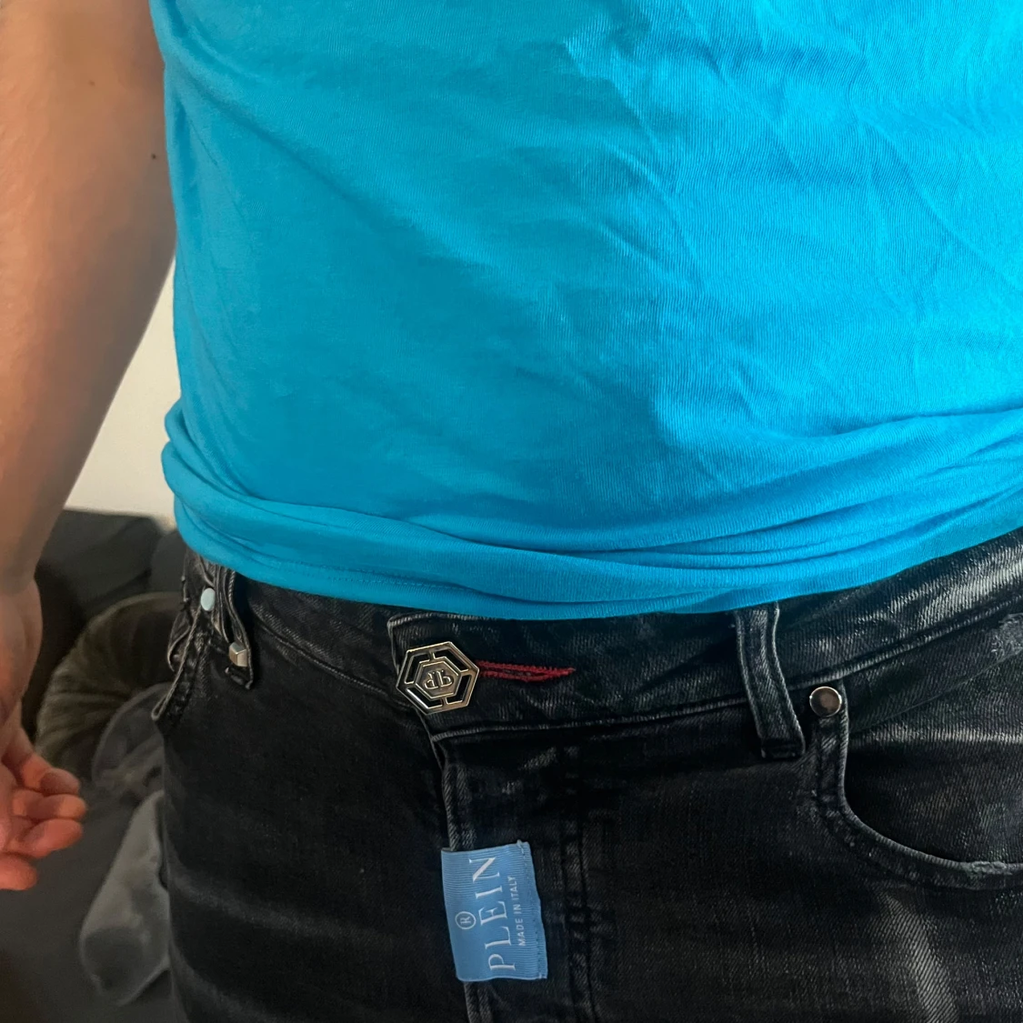 Philipp Plein svarta straight jeans - 1