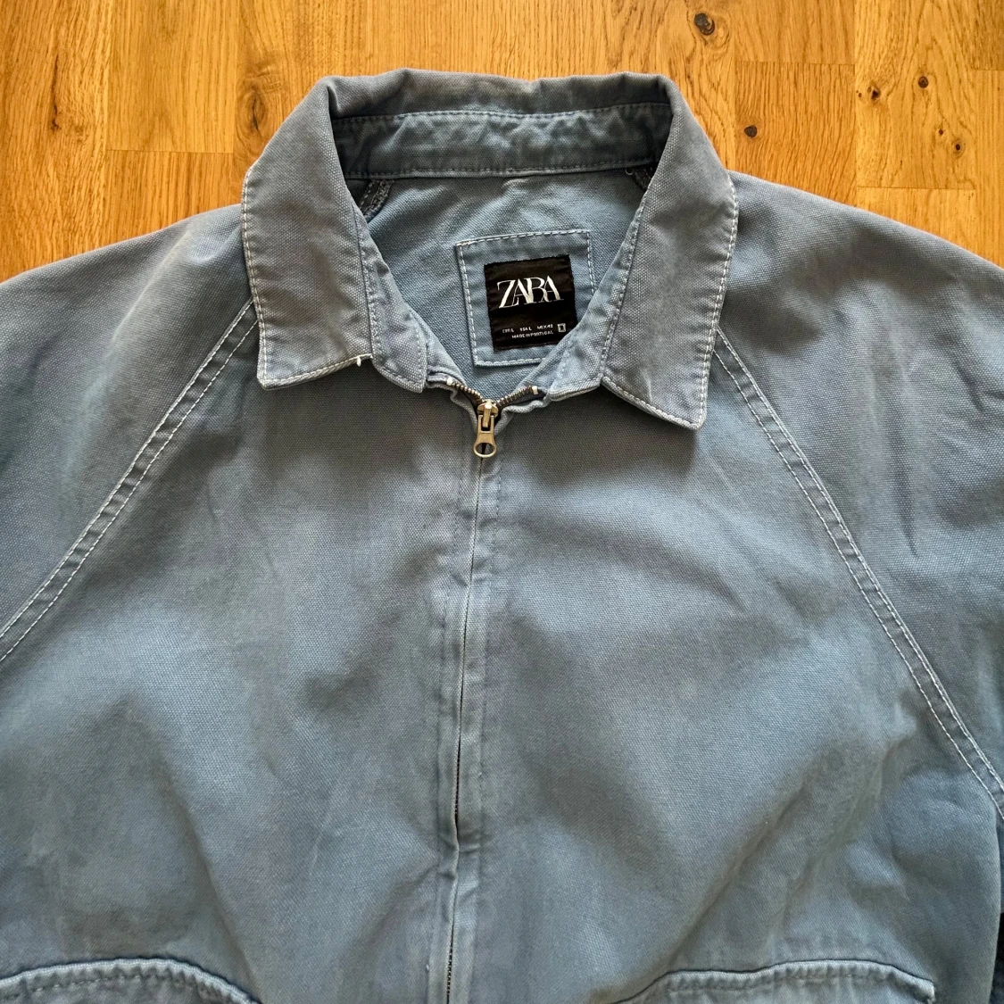 Blå jeansjacka från Zara - 1