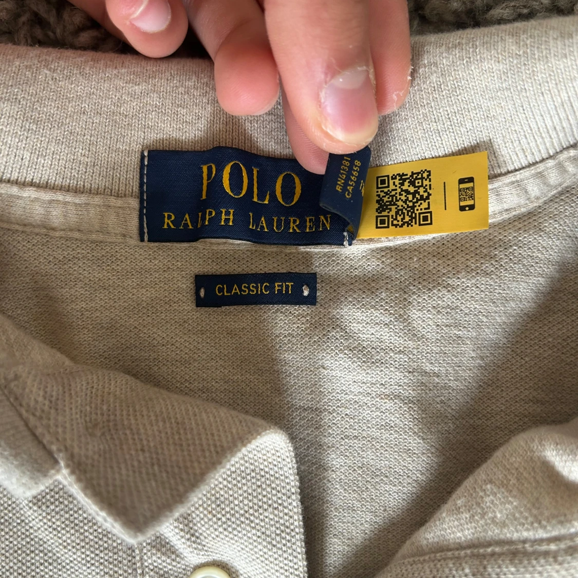 Beige pikétröja från Polo Ralph Lauren - 2