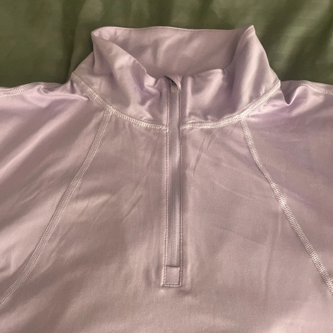 Ljuslila half zip träningströja H&M - 1