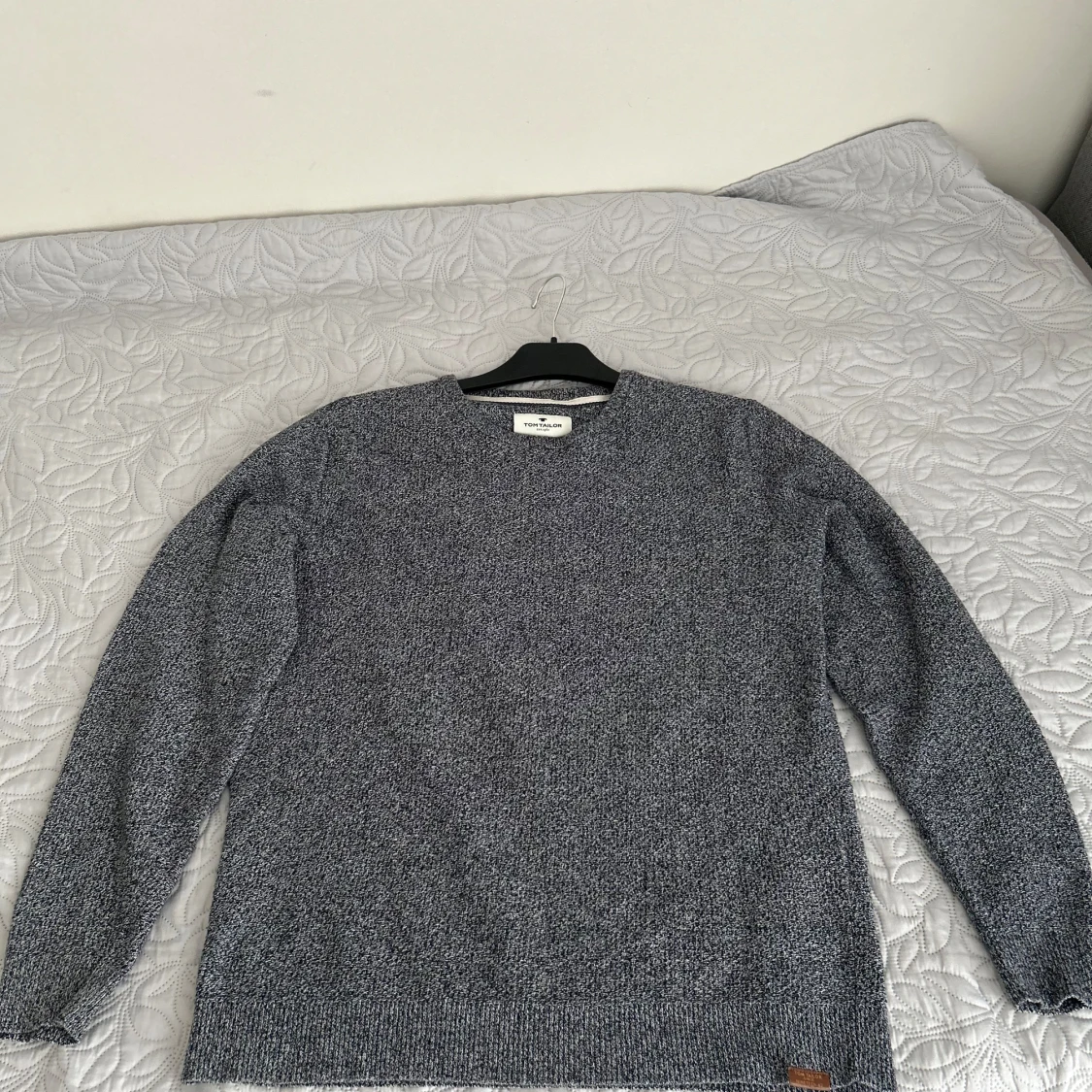 Grå stickad tröja Tom Tailor L