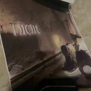 Poster med Dior-motiv - Säljer en elegant poster med Dior-motiv. Postern har en stilren design med subtila detaljer och en lyxig känsla. Perfekt för att ge ditt rum en touch av exklusivitet. Köp direkt eller ge prisförslag 💛