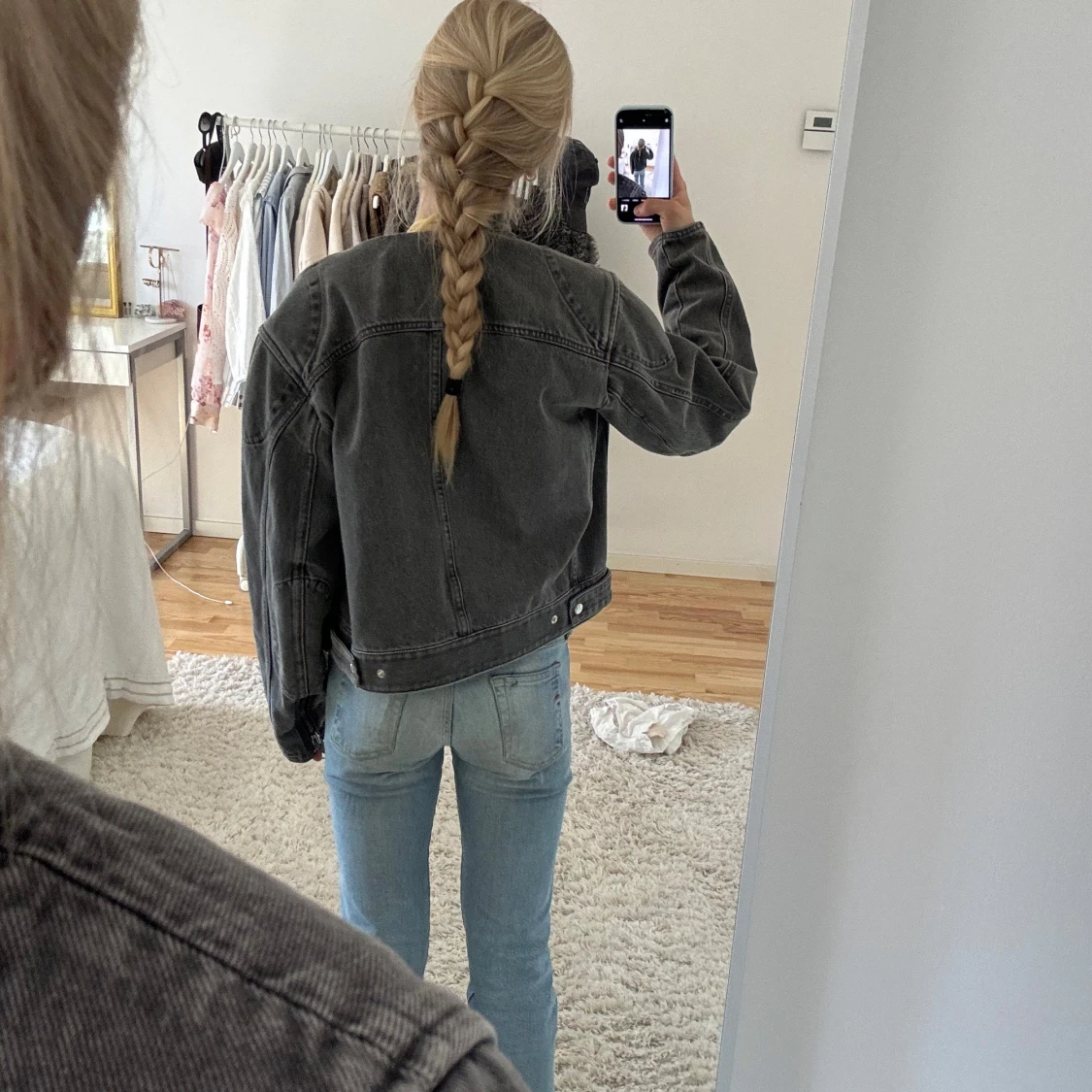 Grå jeans jacka - 2