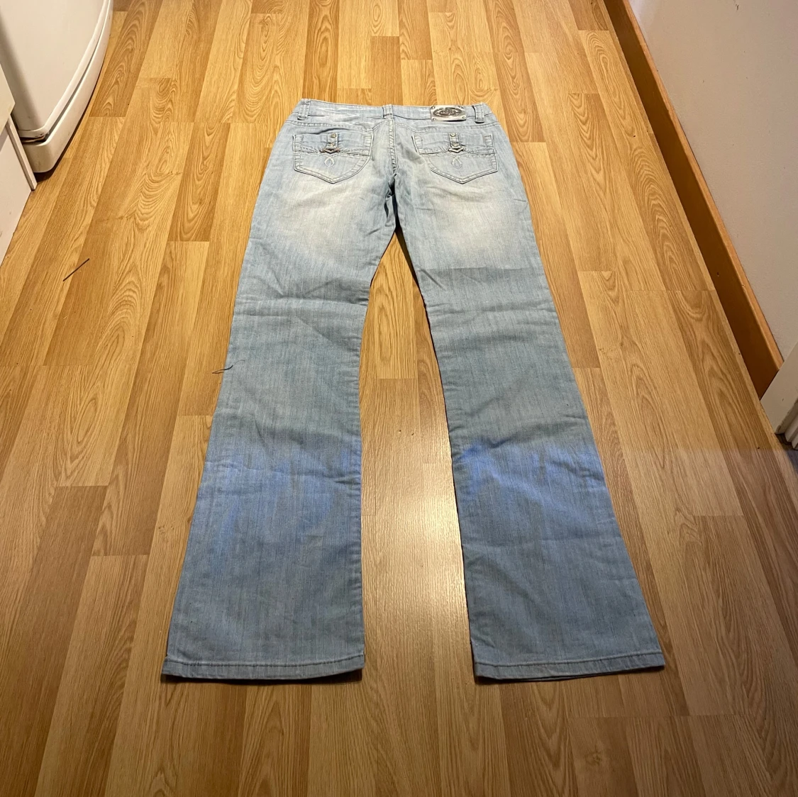 Lågmidjade bootcut jeans  - 1