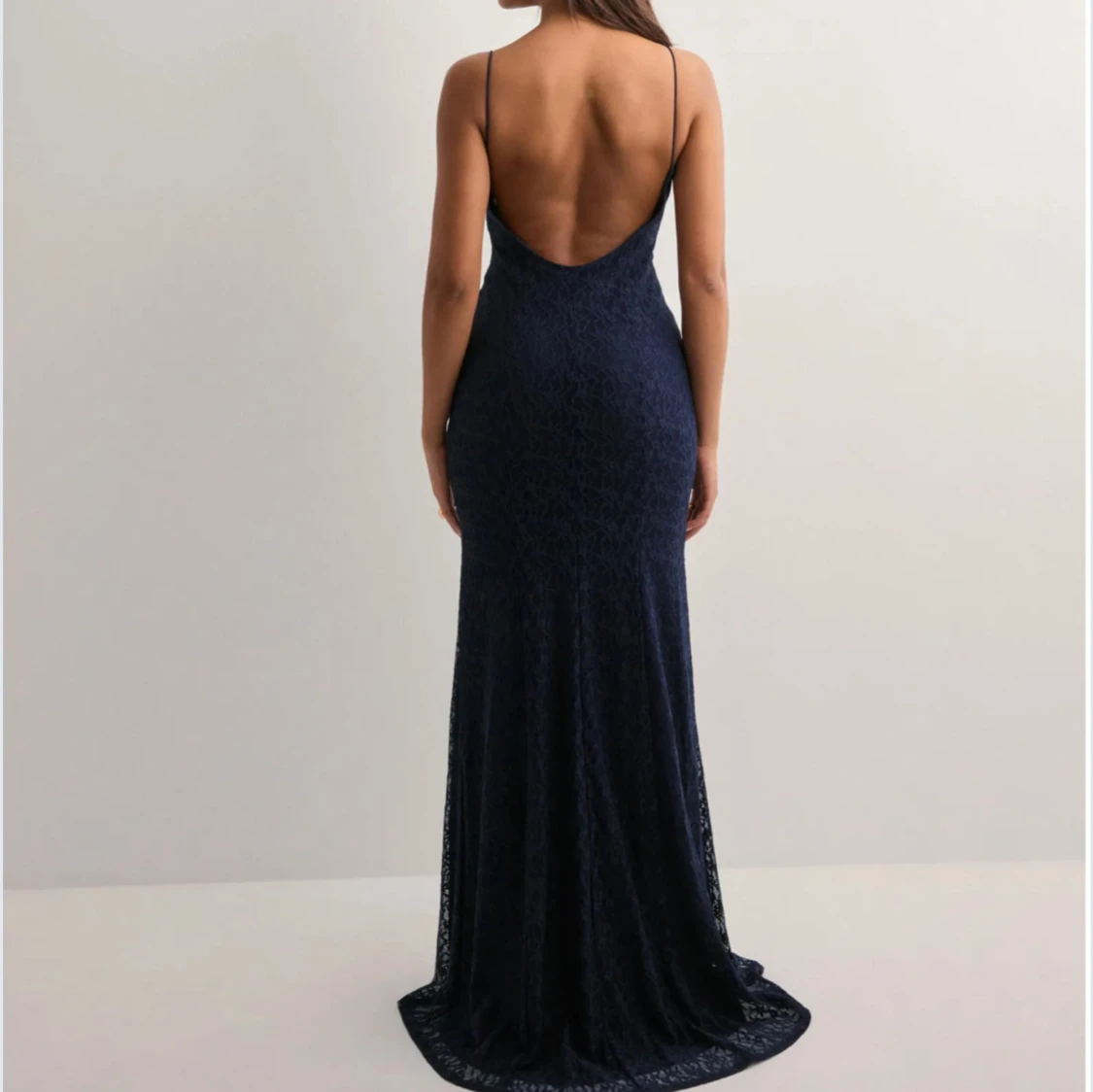 Marinblå balklänning - 2