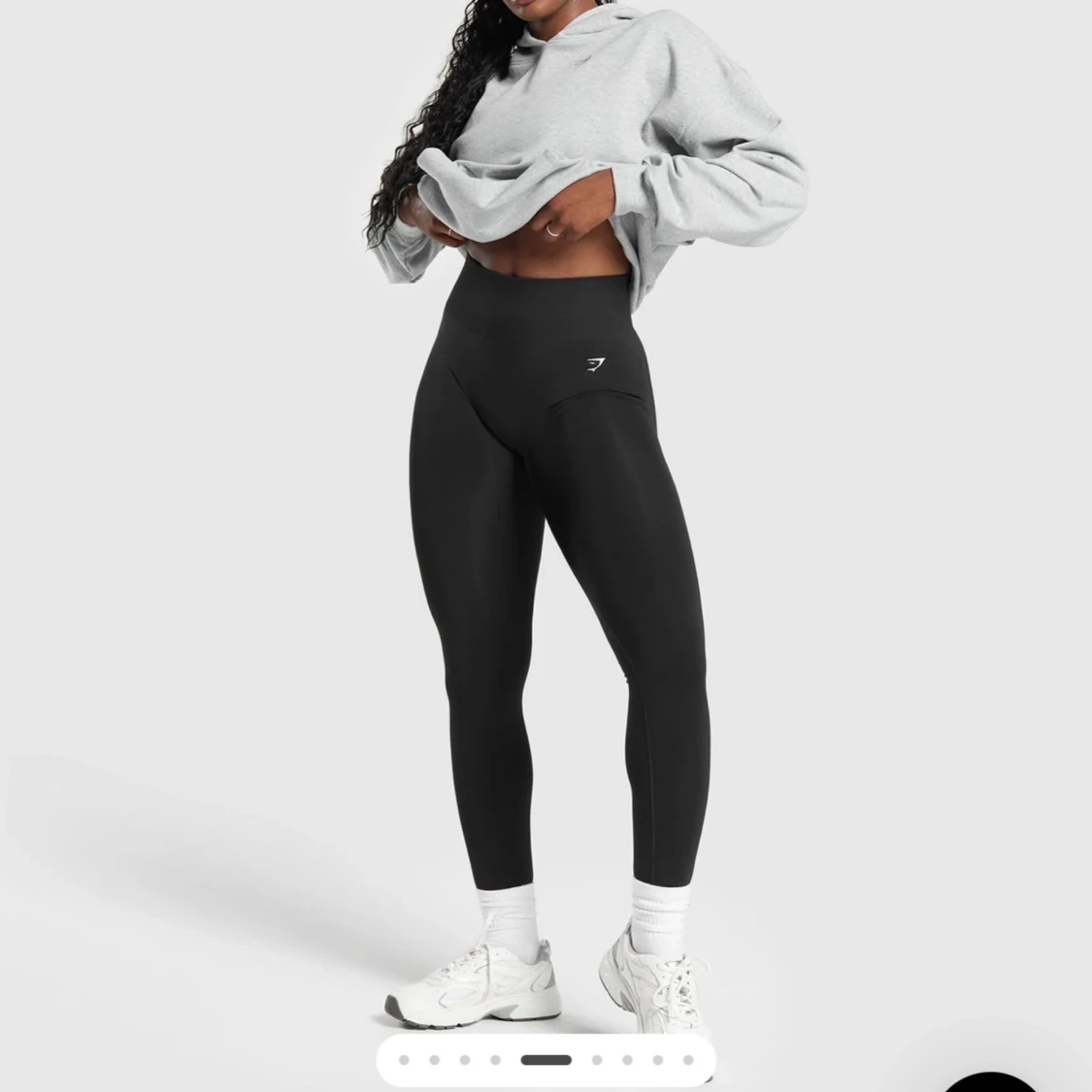 Gymshark svarta träningsbyxor - 1