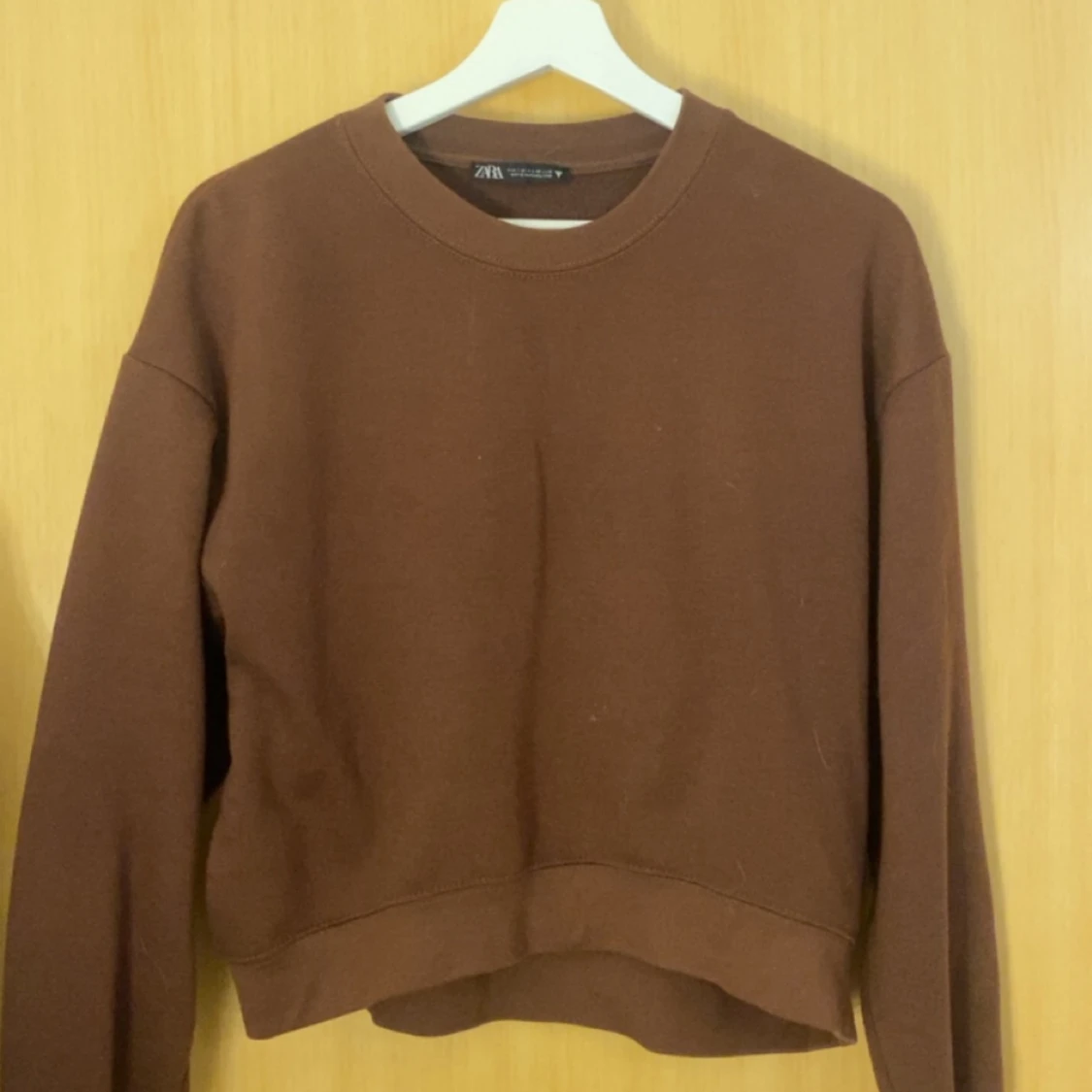Brun sweatshirt från Zara