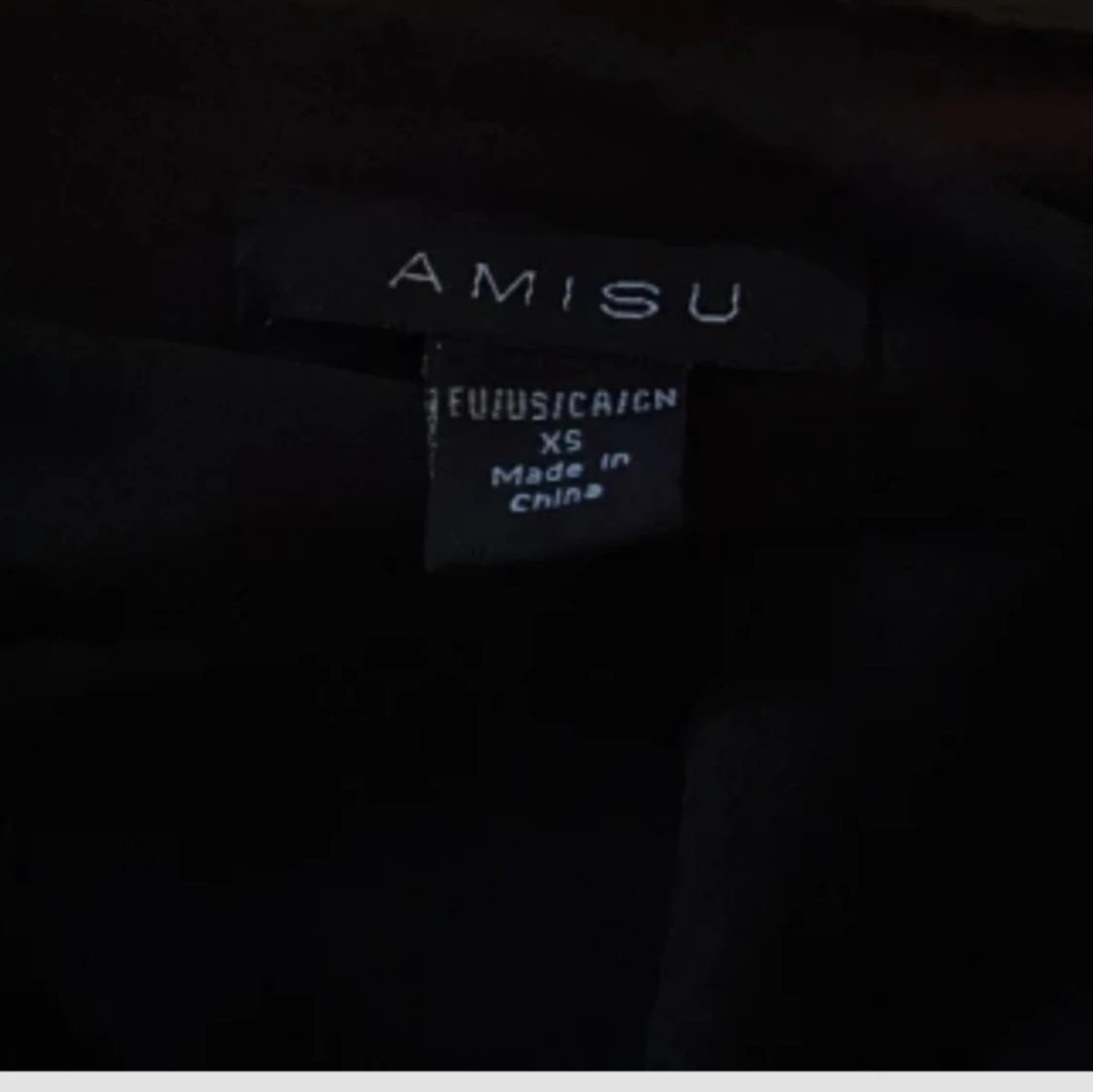 Svart spetsblus från Amisu XS - 3