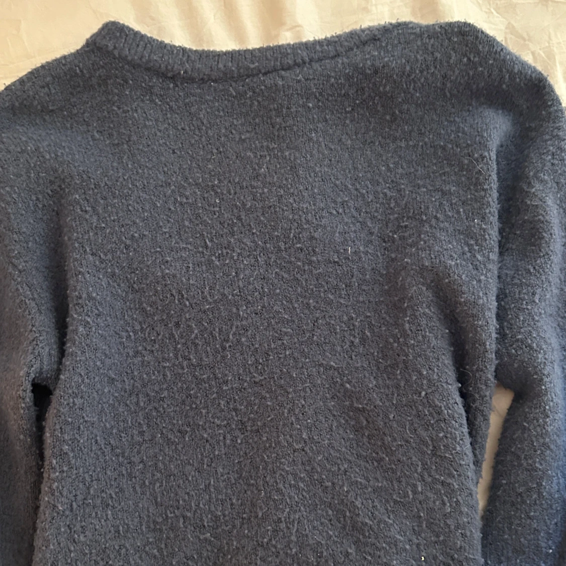 Blå stickad tröja från 157 - 1