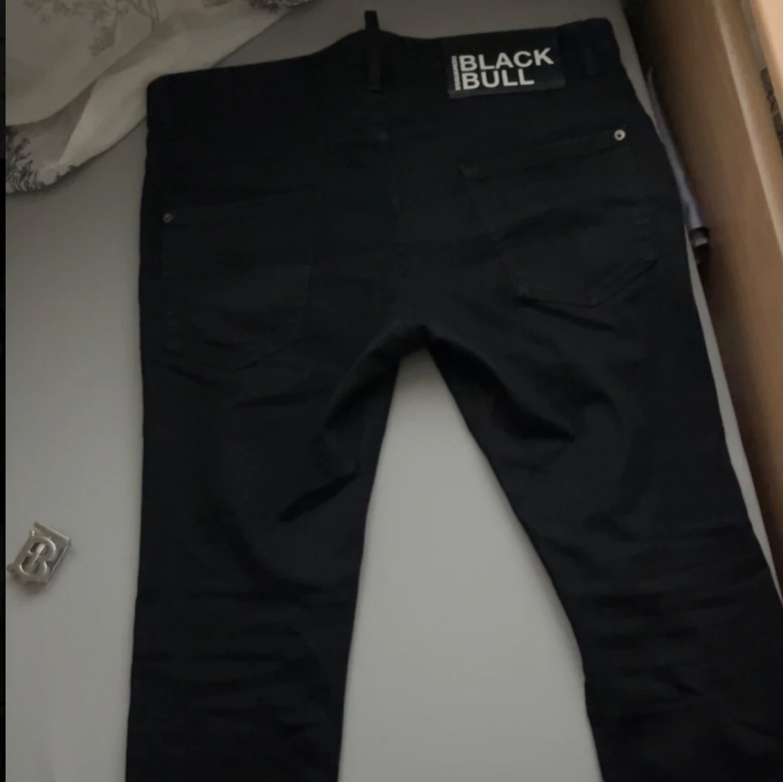 Svarta jeans, Dsquared2 Black Bull - 2