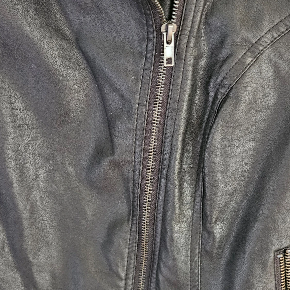 Svart skinnjacka Rut&Circle stl 42 - 3