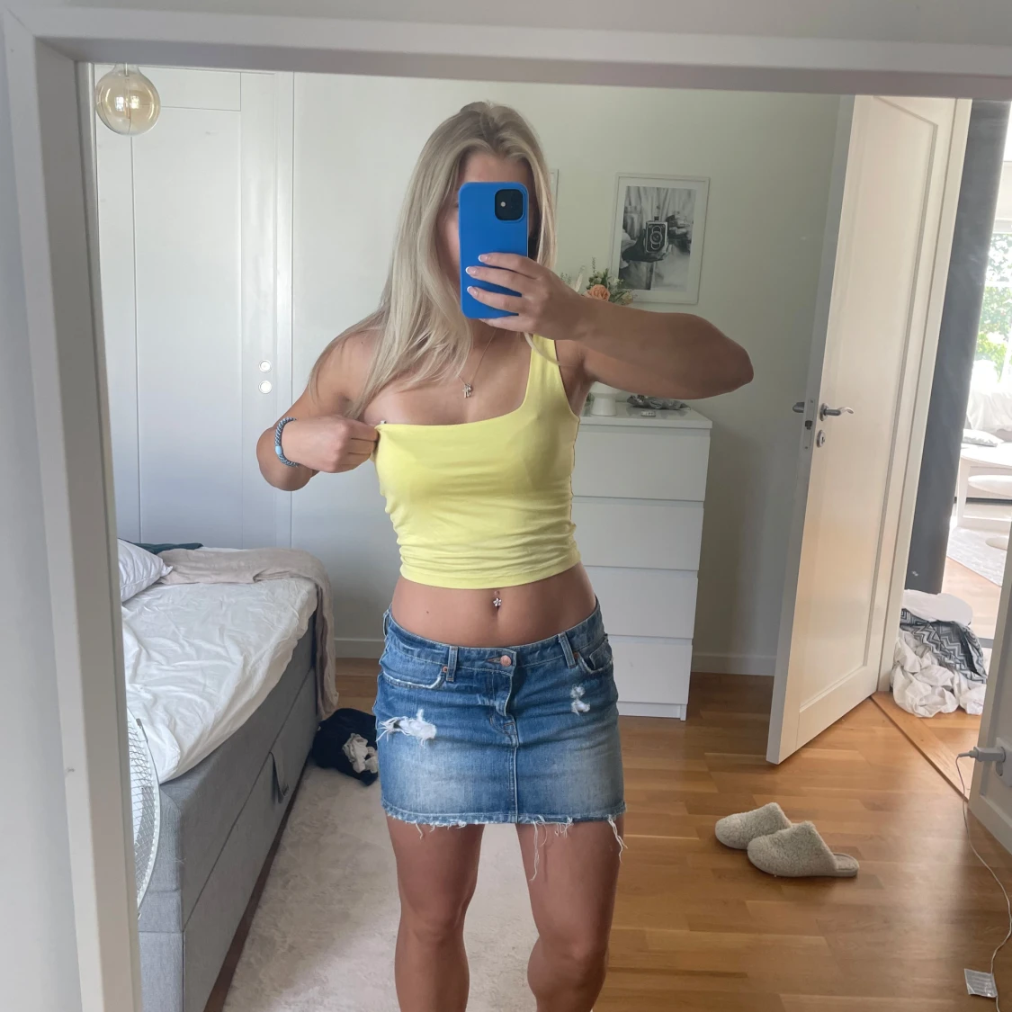 One shoulder topp - 1